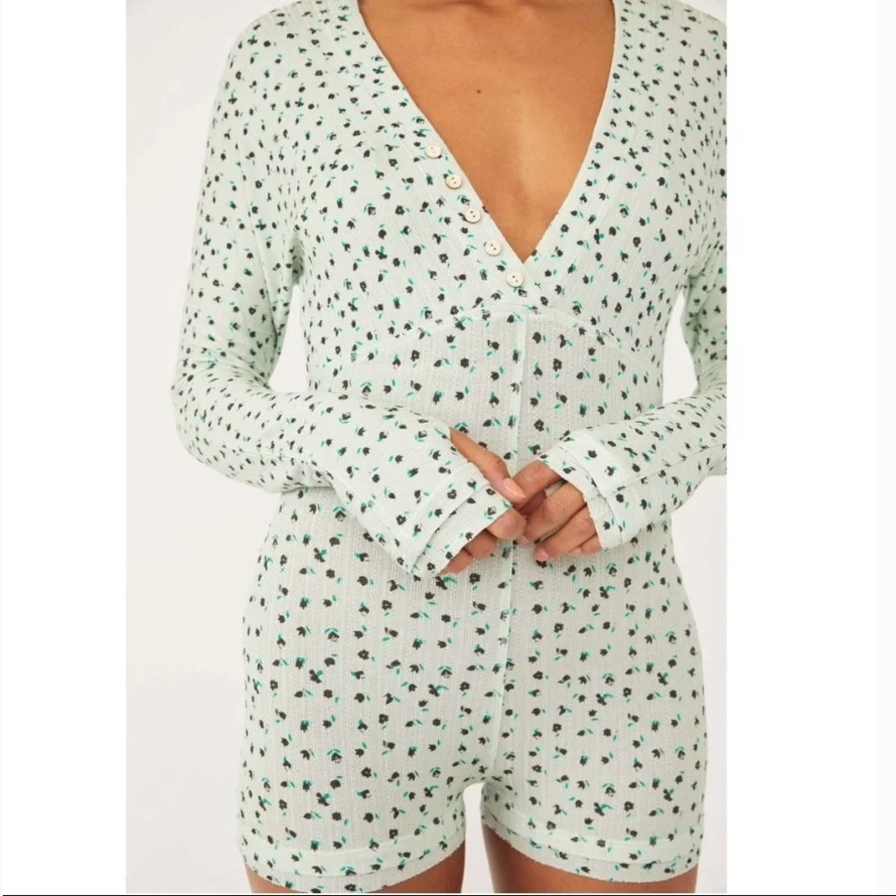 NWT Free People Sleep In Romper - Picture 4 of 7